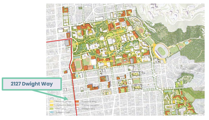 ArtHaus Dwight proximity to UC Berkeley