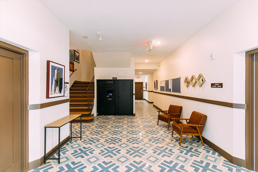 Rose on Bond common areas after renovation